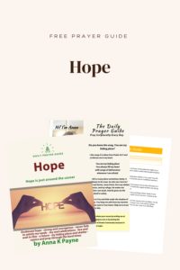 Hope Daily Prayer Guide