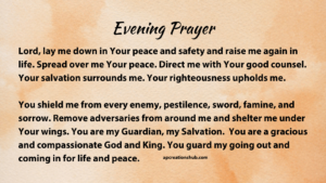 Evening Prayer