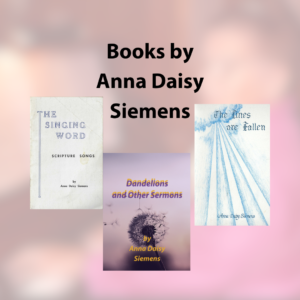 Books by Anna Daisy Siemens