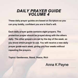 Back Blurb - Daily Prayer Guide Volume 4