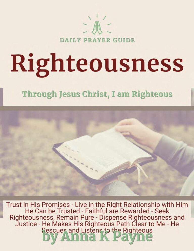 Righteousness Daily Prayer Guide